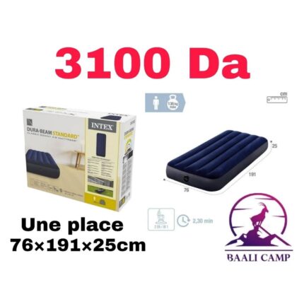 matla gonflable une place